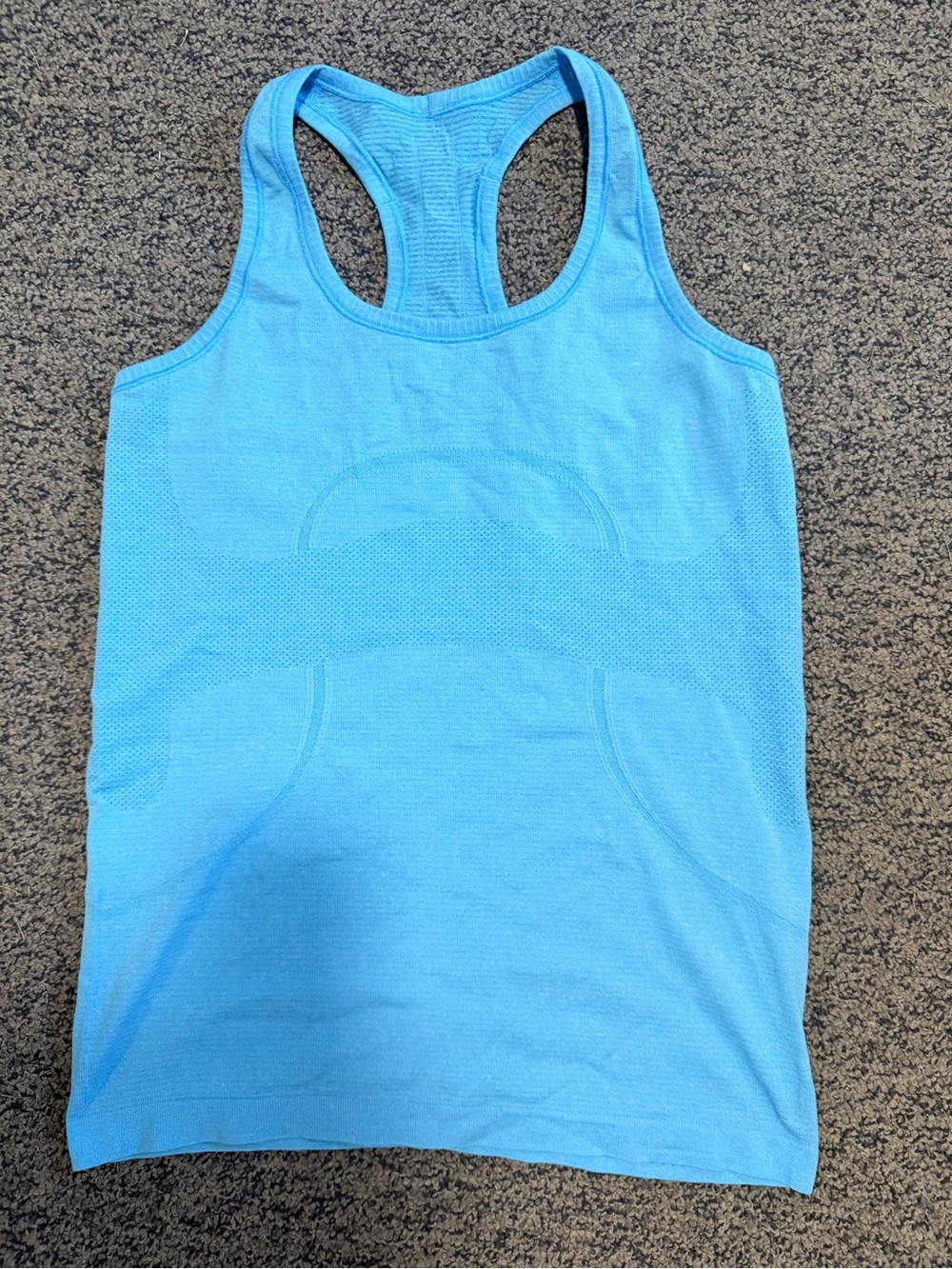 lululemon athletica Light Blue Racerback Tank Top